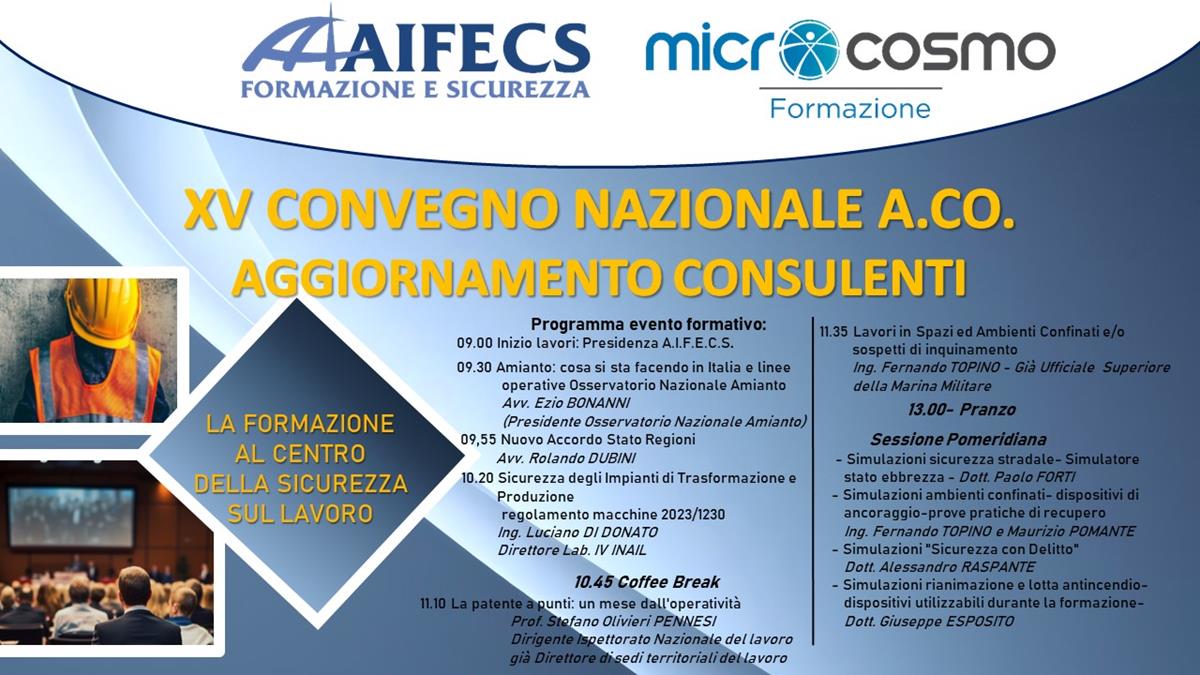 Anteprima XV Convegno Naz.le A.Co.